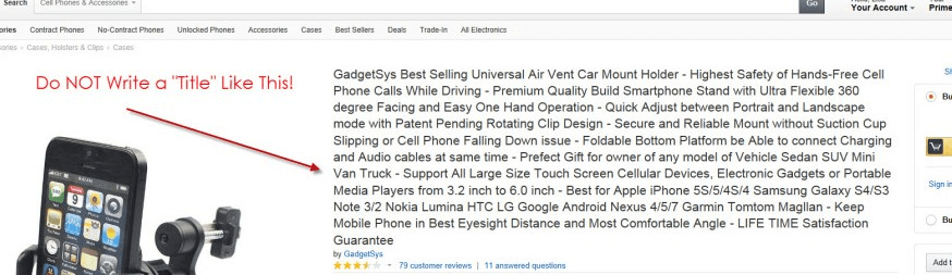 Most Common ECommerce SEO Problems That Online Stores Face 3 title tag too long
